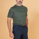 T-Shirt Classic Cut Roundneck Green