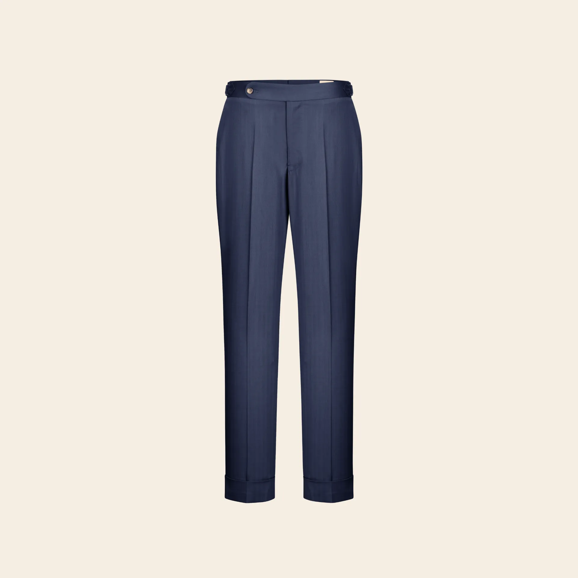 [ME3ED193346] Trouser Edward Midblue Sharkskin (46)