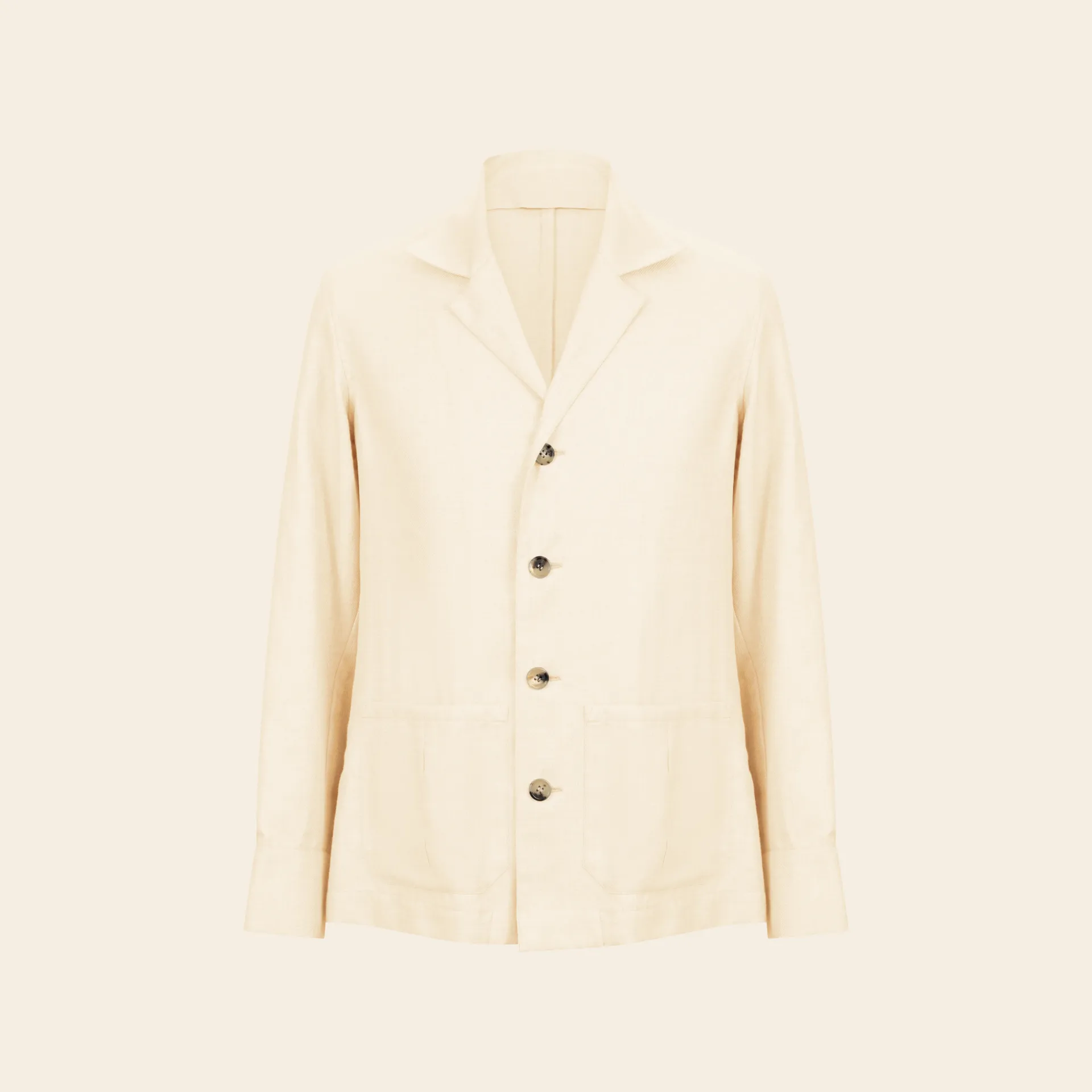 [MS249RY14746] Ryokosha Overshirt Cashpima Offwhite (46)