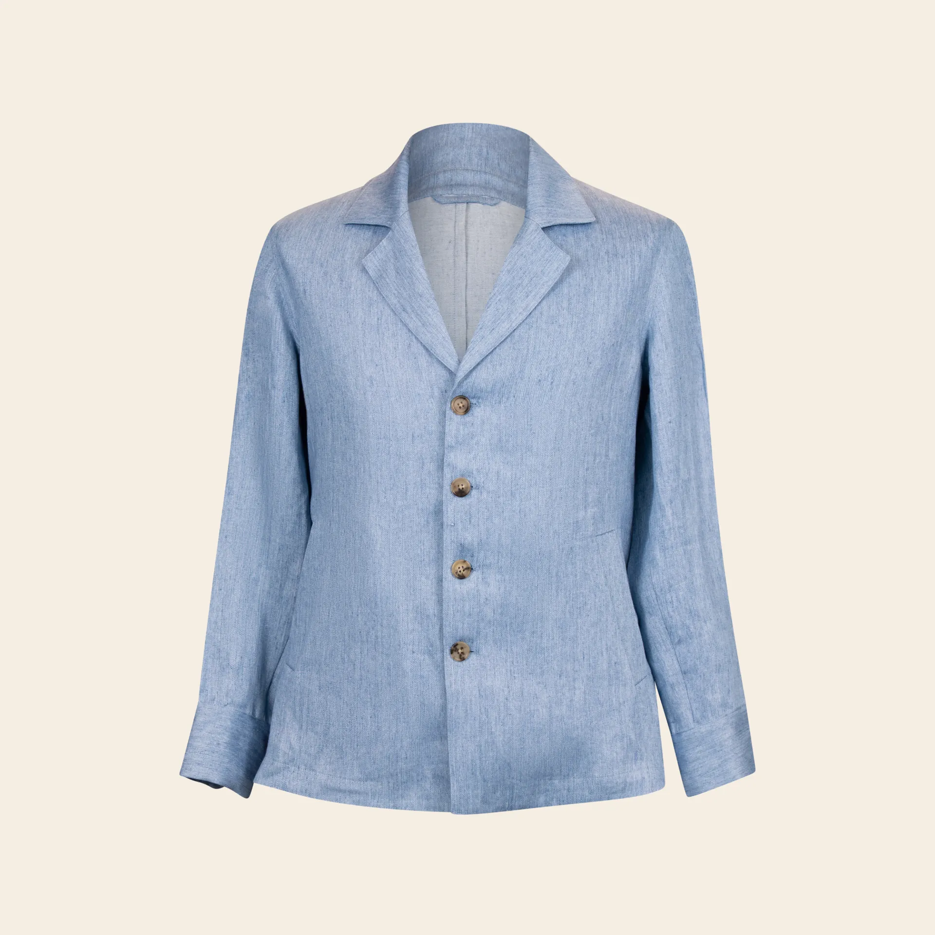 Aroa Linen Overshirt Denim