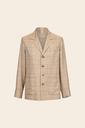Ryokosha Overshirt Prince of Wales Sand