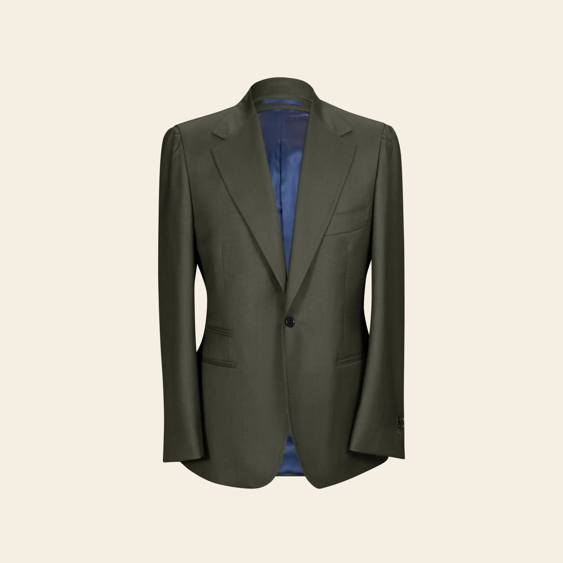 [MW222RO41146] Jacket Roma Wool Olive (46)