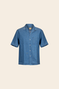 Bowling Denim Shirt Blue