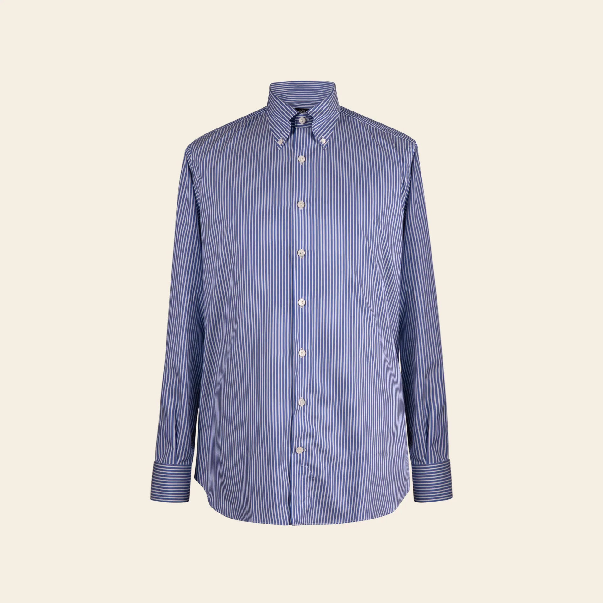 Shirt Cotton Bengal Stripe Blue