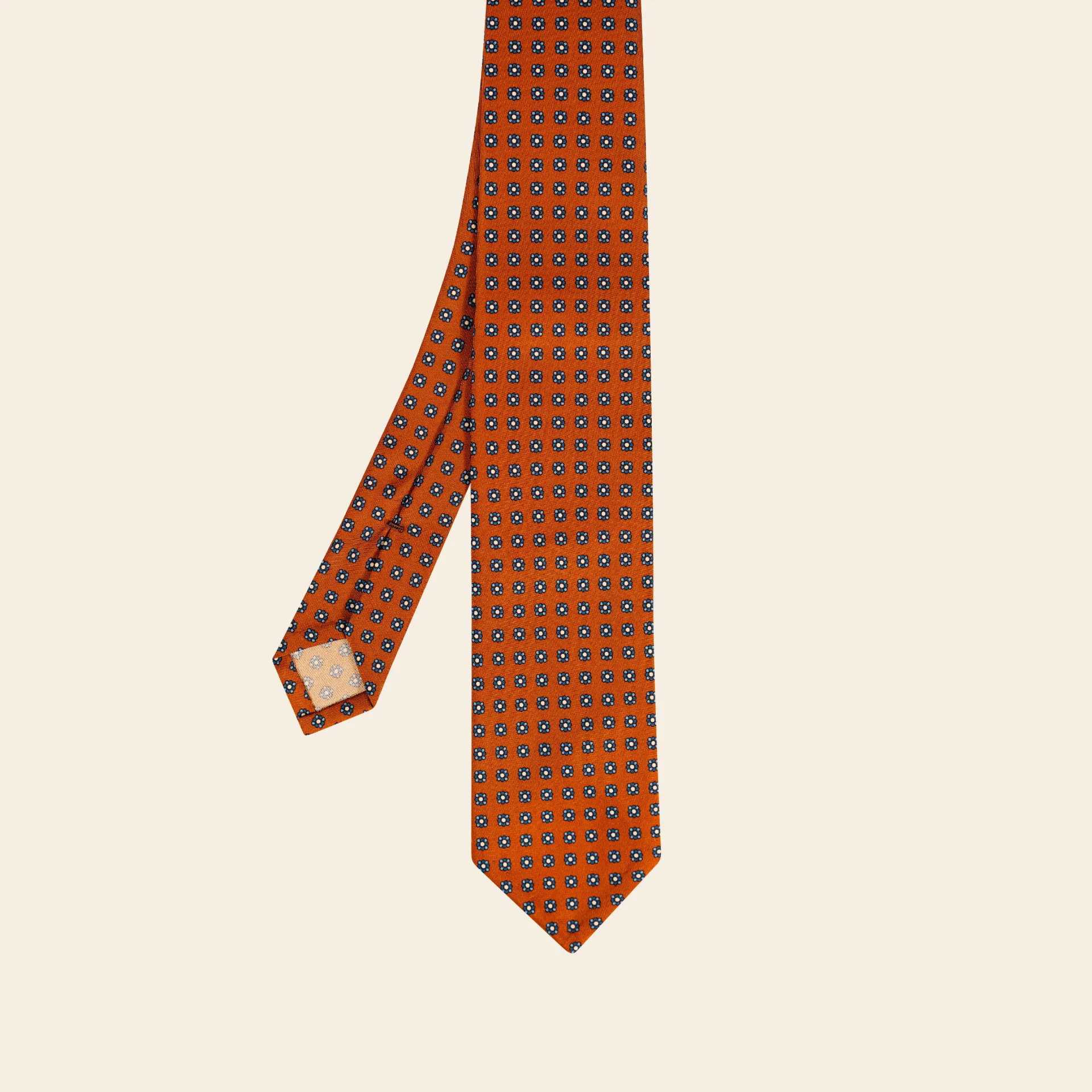 Flower Bicolor Printed Tie