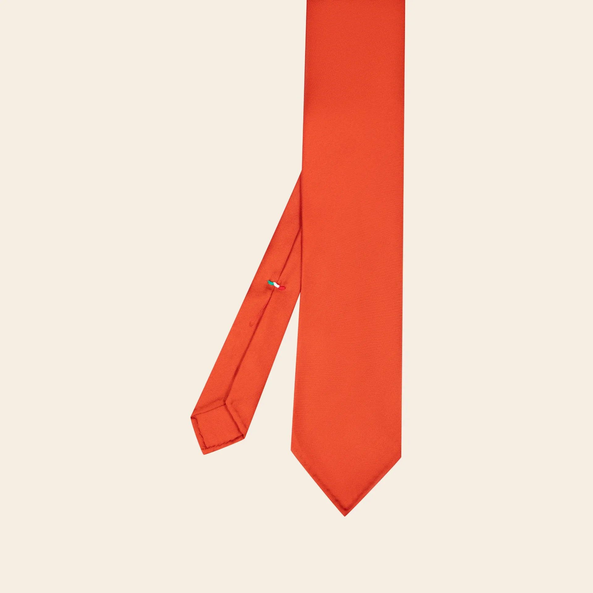 [ME7/7/201] Tie Silk Twill 7-fold Coral