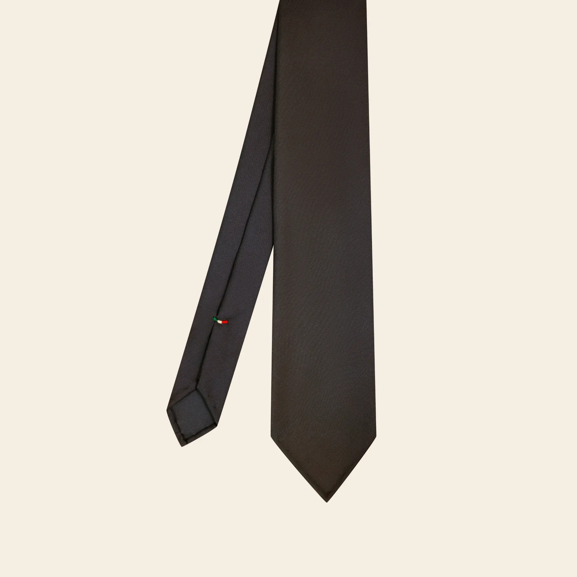 [ME771] Tie Silk Twill Black