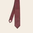 Medaillon Bicolor Printed Tie Coral