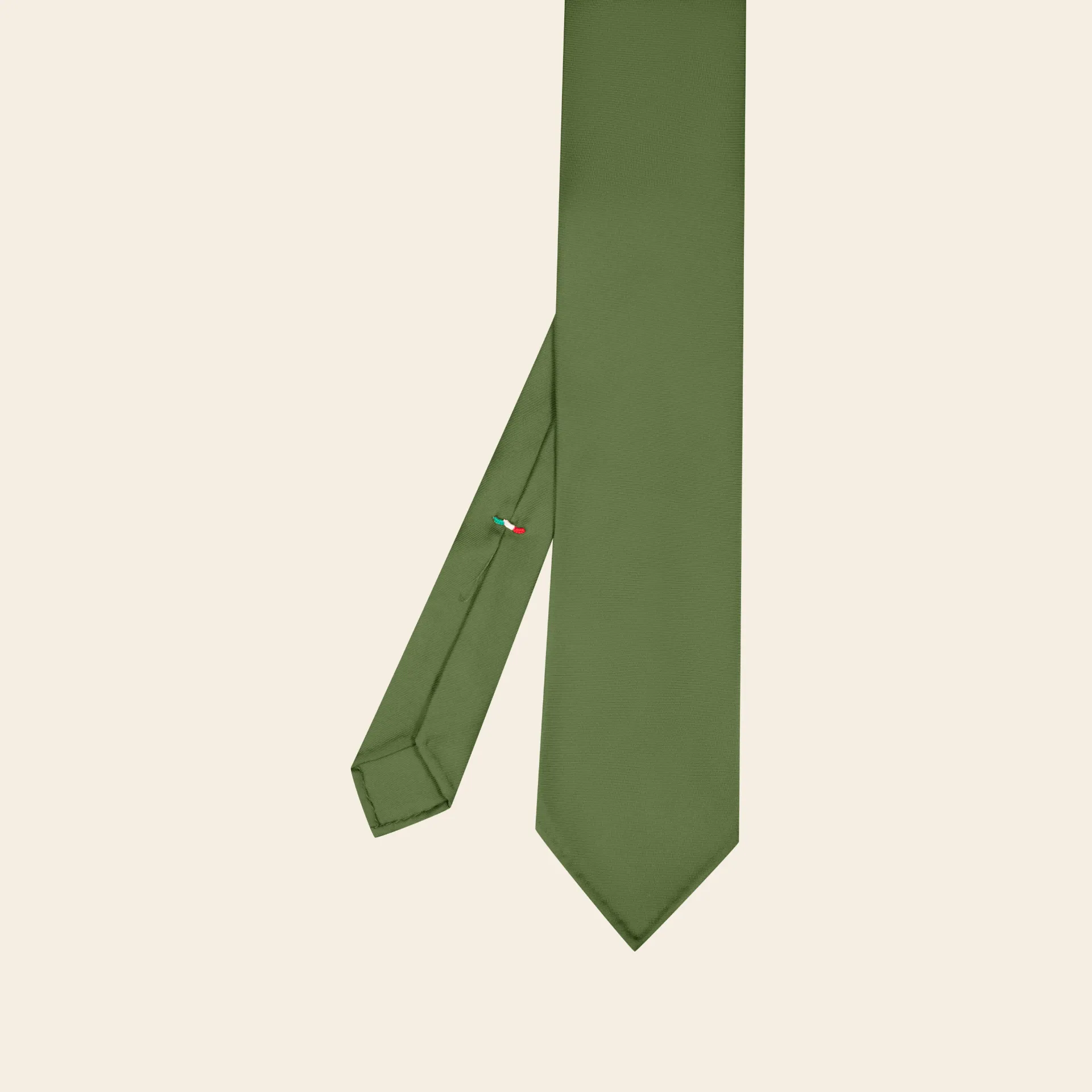 Tie Silk Twill 7-fold moss